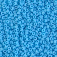 Miyuki seed beads 11/0 - Matted opaque turquiose blue 11-413F